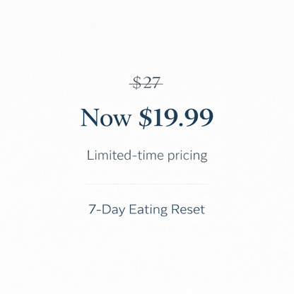 7-Day Eating Reset